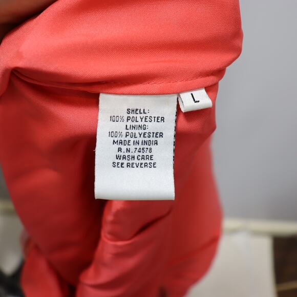 Lillie Rubin Coral Beaded Halter Gown Open Back Formal Dress Size L - Picture 5 of 5